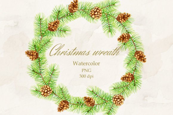 Christmas Wreath Seamless Border PNG for Festive Design Projects