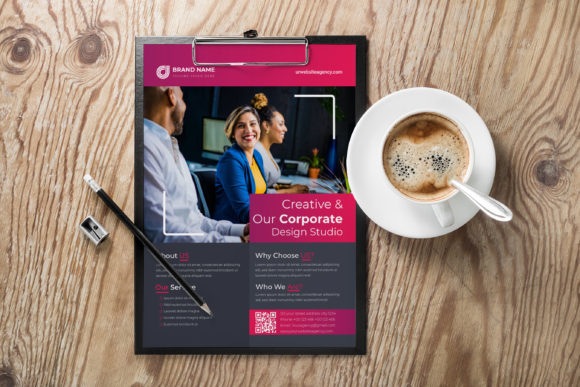 Corporate Business Flyer Design: A Clean Template for Impact
