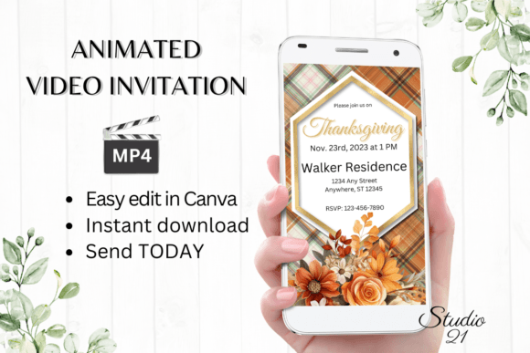 Create Memorable Gatherings with a Digital Thanksgiving Invitation