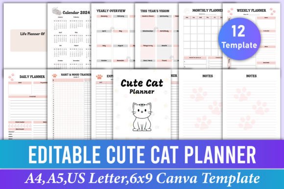 Design Your Year with the Cutest Feline Planner