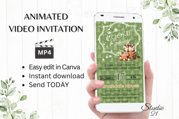 Effortless Holiday Cheer: The Christmas Cookie Exchange Invite