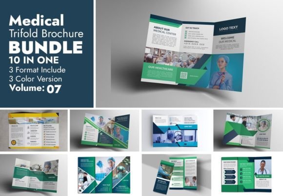 Modern Medical Trifold Brochure: Design That Builds Trust