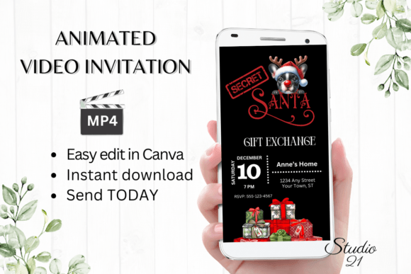 Modern Secret Santa Invitations: A Digital Design Guide