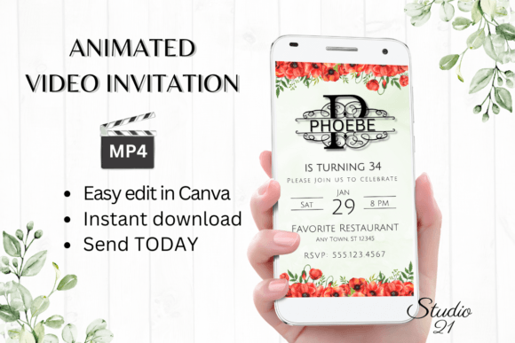 Monogram Letter P: Create a Stunning Birthday Invitation in Minutes