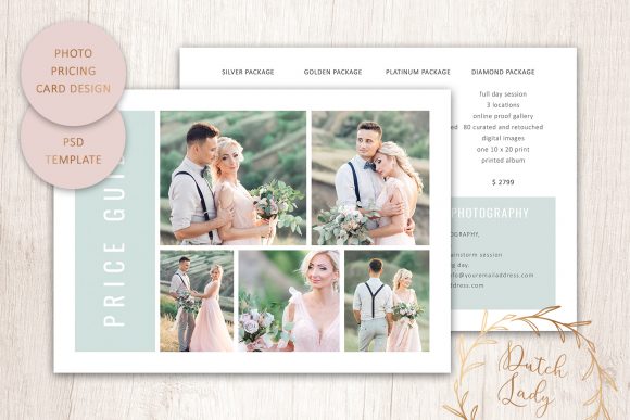 PSD Photo Price Card Template #23: A Designer's Guide
