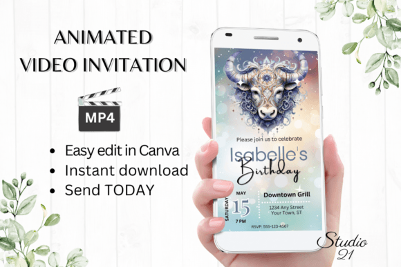 Zodiac Birthday Invitation: Your Stars-Aligned Digital Template